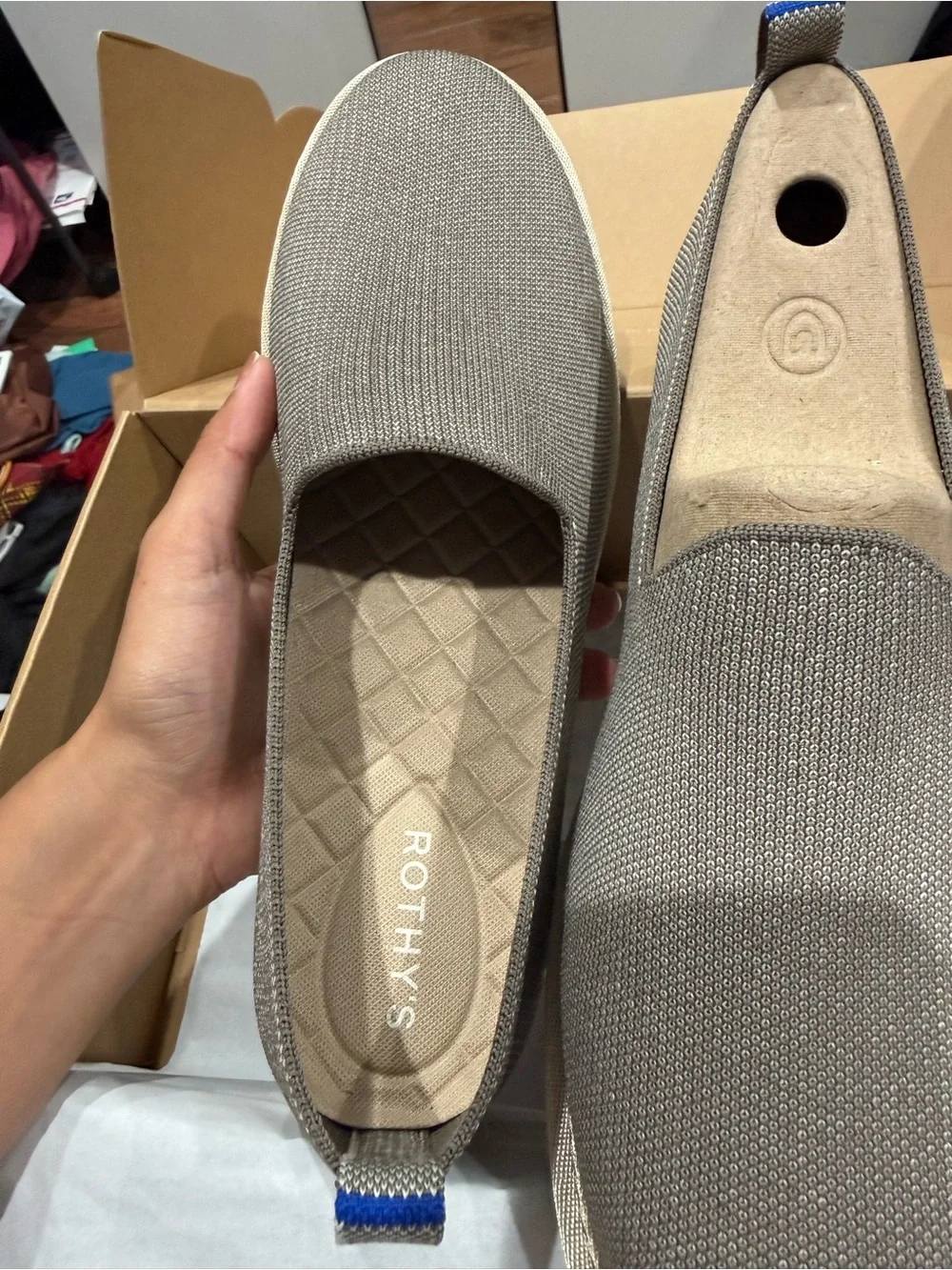 ROTHY'S Smoke Men's Cruiser Loafer - Size US 10.5 | New in Box